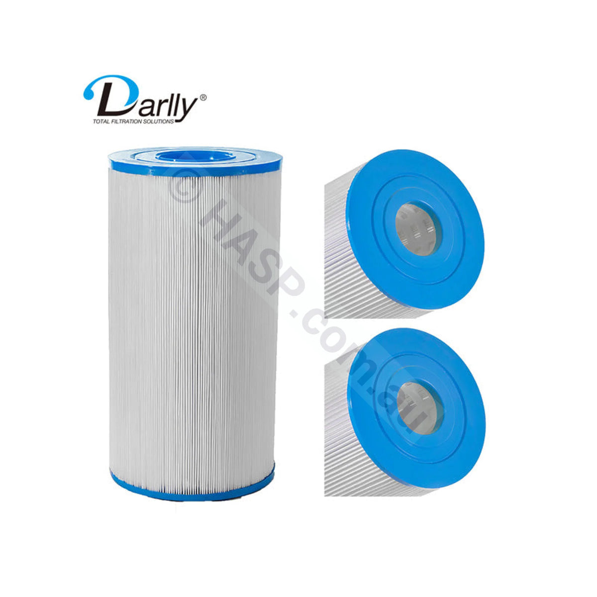 Spa-Quip SQ50 / SQ100 Skimmer Cartridge Filter - Q1259 - 230mm x 145mm - Pool & Spa