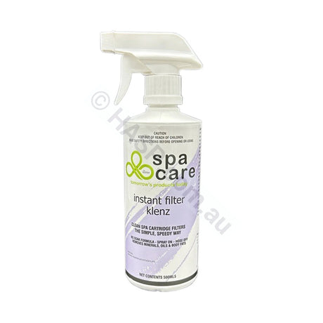 SpaCare Instant Filter Klenz - Cartridge Filter Cleaner 500ml - chemical