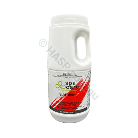 SpaCare Rapid Shock - OxyShock - ShockRight Plus - Chlorine Free Oxidiser - 1kg - chemicals