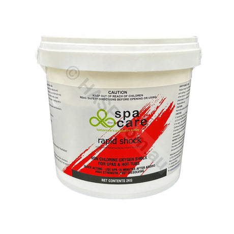 SpaCare Rapid Shock - OxyShock - ShockRight Plus - Chlorine Free Oxidiser - 2kg - chemicals