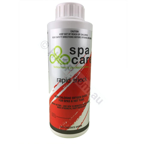 SpaCare Rapid Shock - OxyShock - ShockRight Plus - Chlorine Free Oxidiser - 500gm - Heater and Spa Parts