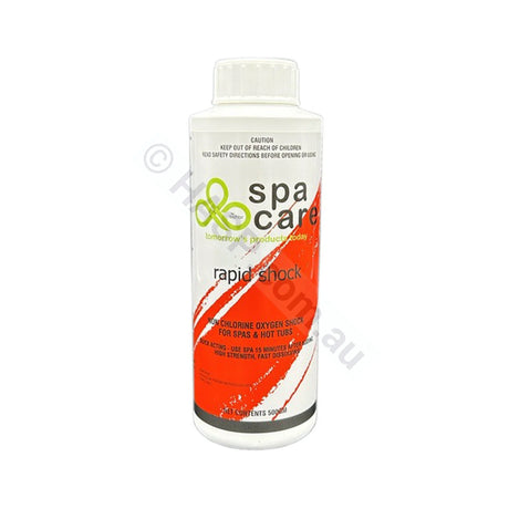 SpaCare Rapid Shock - OxyShock - ShockRight Plus - Chlorine Free Oxidiser - 500gm - chemicals