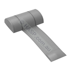 ’Universal’ Spa Headrest Pillow - Gray Vinyl - Luxury - Weighted Hang-Over Style
