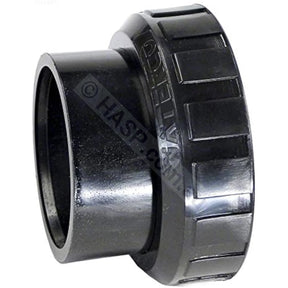 Genuine Waterco 50mm half barrel union 634024B with locking nut, glue-in tail piece and O-ring - suits Hydrostorm, Supatuf, Hydrotuf, Turboflo and Baker-Hydro pumps