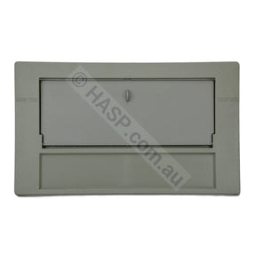 Waterway Front Access 100 SqFt Filter Front Plate & Weir Door Assembly - Grey - Heater and Spa Parts