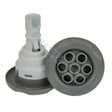 Waterway Poly Storm 5 Point Scallop - Massage - Grey - Snap-In - 86mm - Heater and Spa Parts