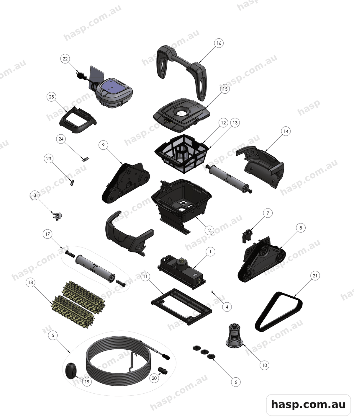 Zodiac CX20 / CX20 TILE Spare Parts