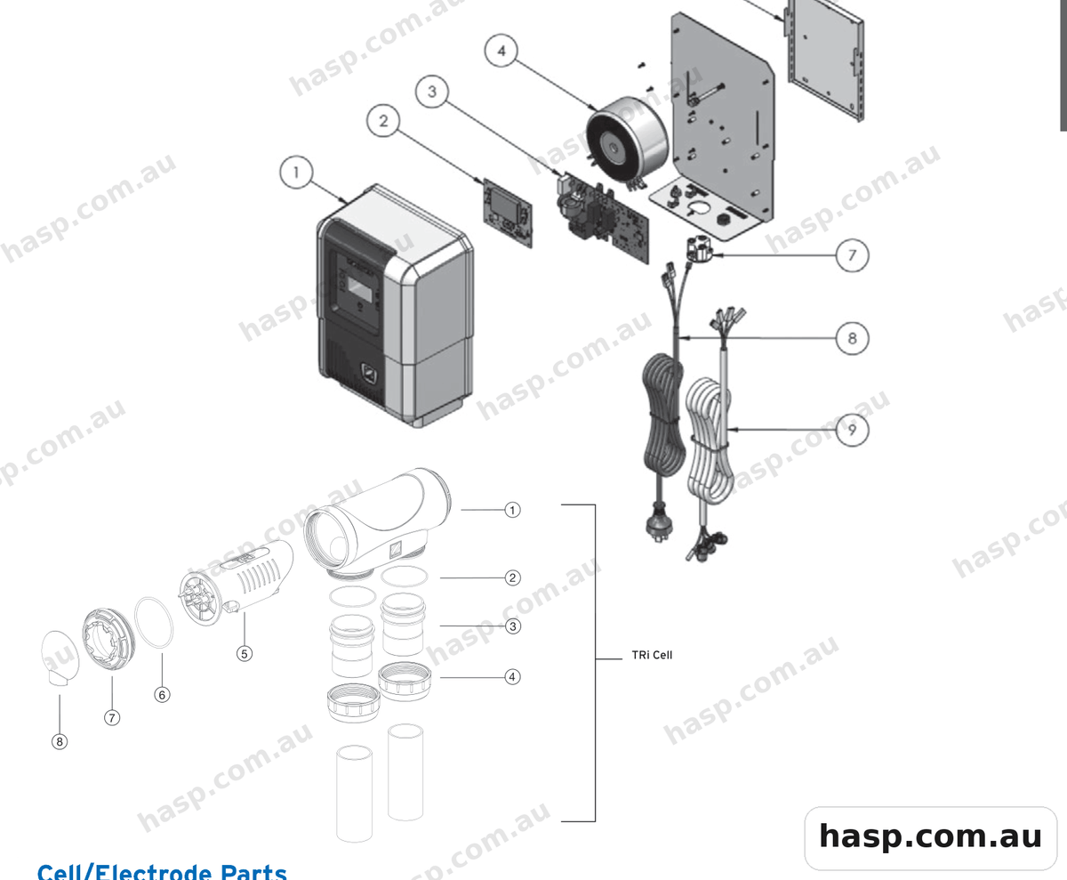 Zodiac EL SERIES Spare Parts