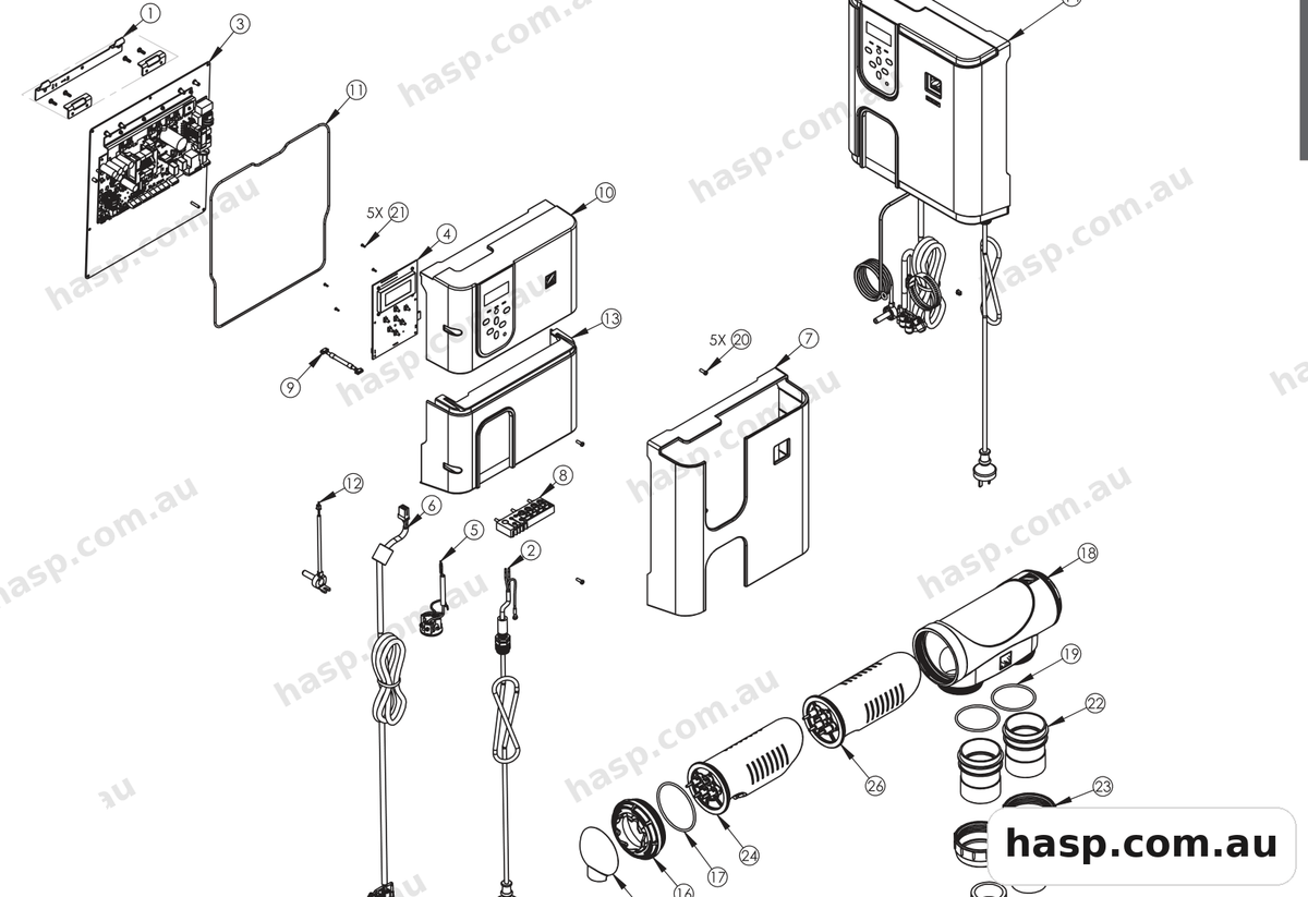 Zodiac EXO IQ Spare Parts