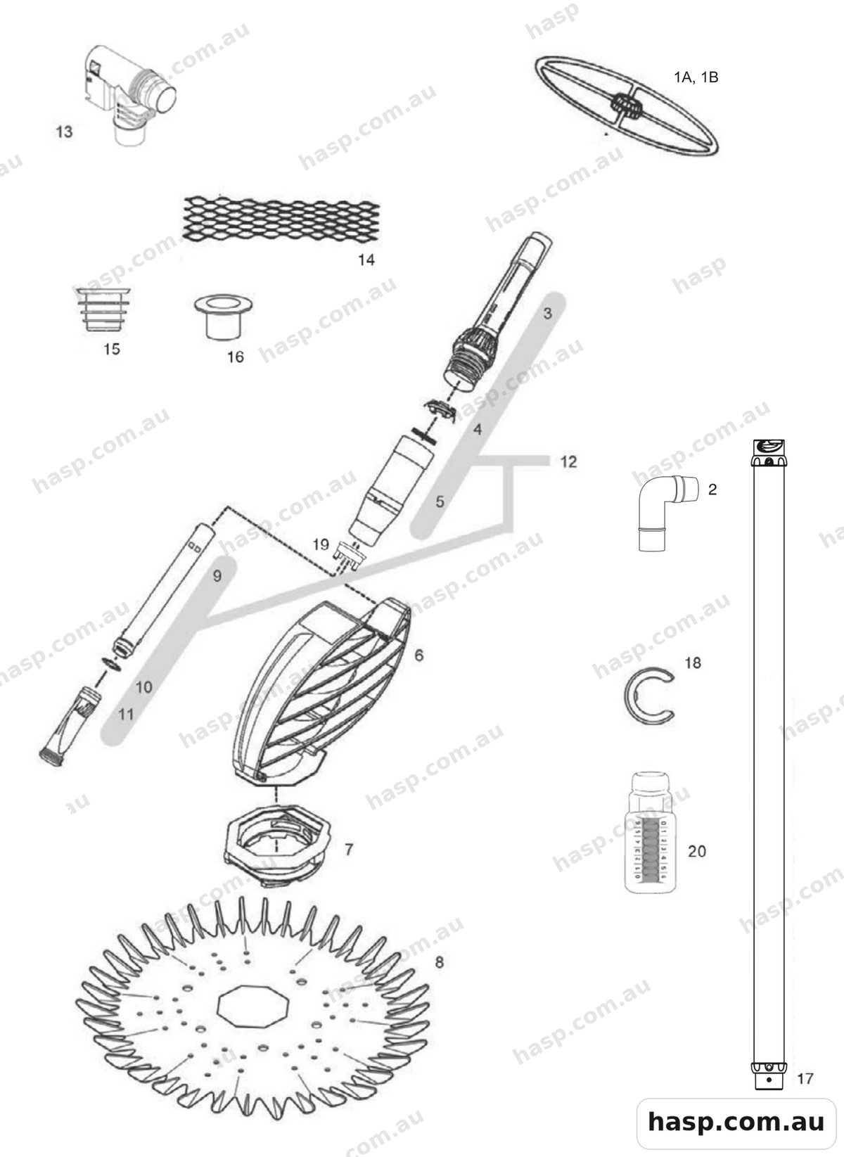 Zodiac G2 Spare Parts