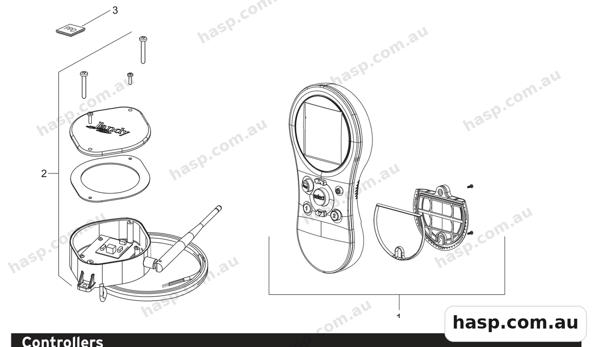 Zodiac (JANDY) AQUALINK PDA CONTROL SYSTEM Spare Parts