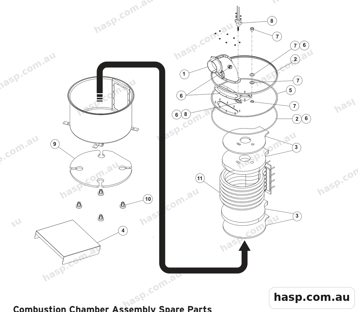 Zodiac JXI GAS HEATERS Spare Parts