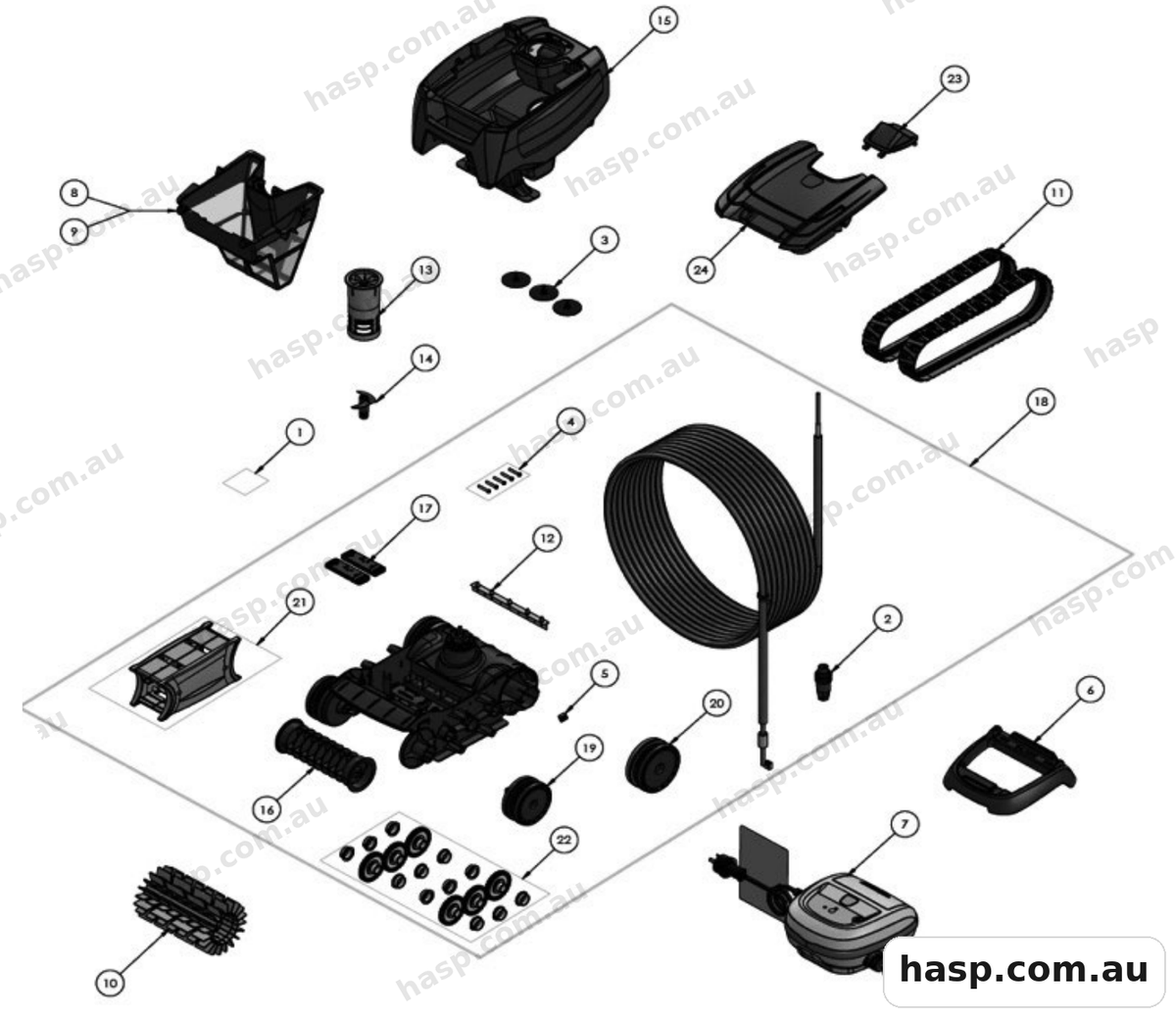 Zodiac OT15 / OT15 TILE Spare Parts