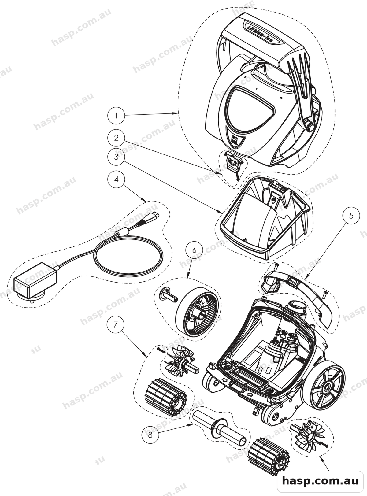 Zodiac SB1000 Spare Parts