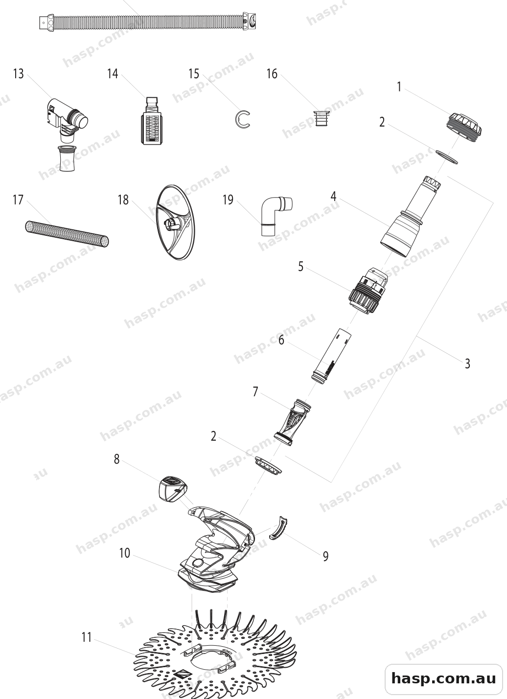 Zodiac T3 Spare Parts