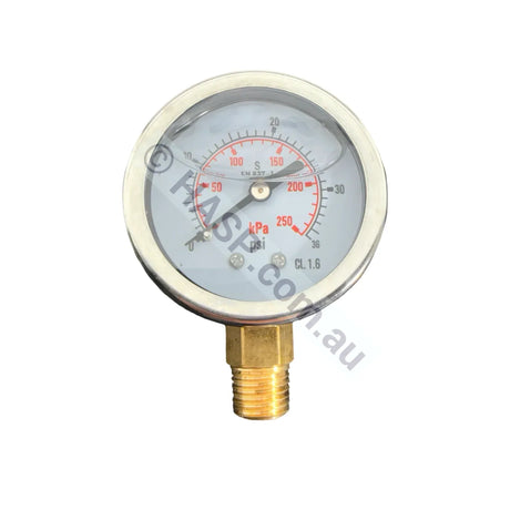 Universal Pool & Spa Filter Pressure Gauge - Glycerin Filled - Astralpool®