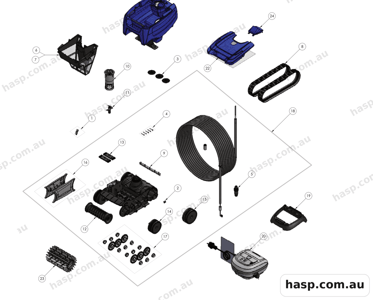 Zodiac TX20 Spare Parts