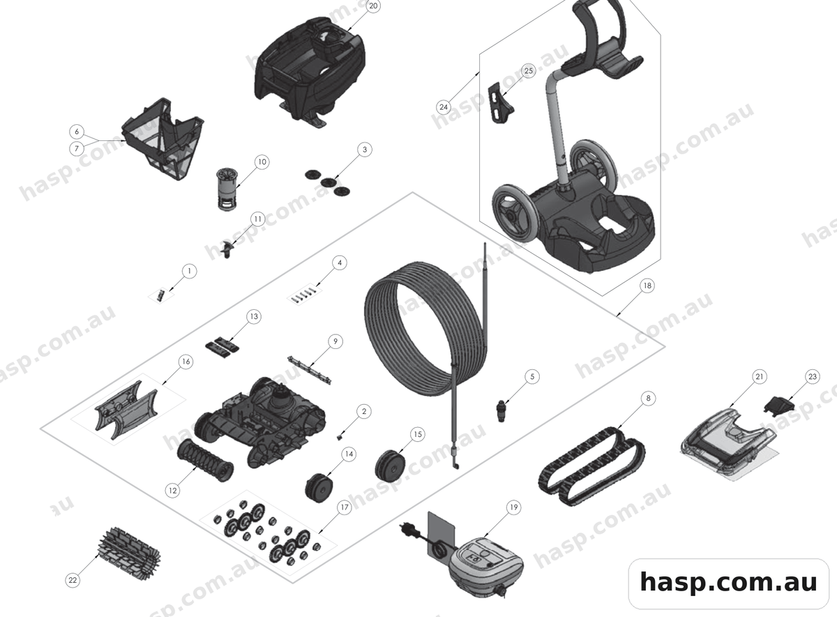 Zodiac TX35 / TX35 TILE Spare Parts