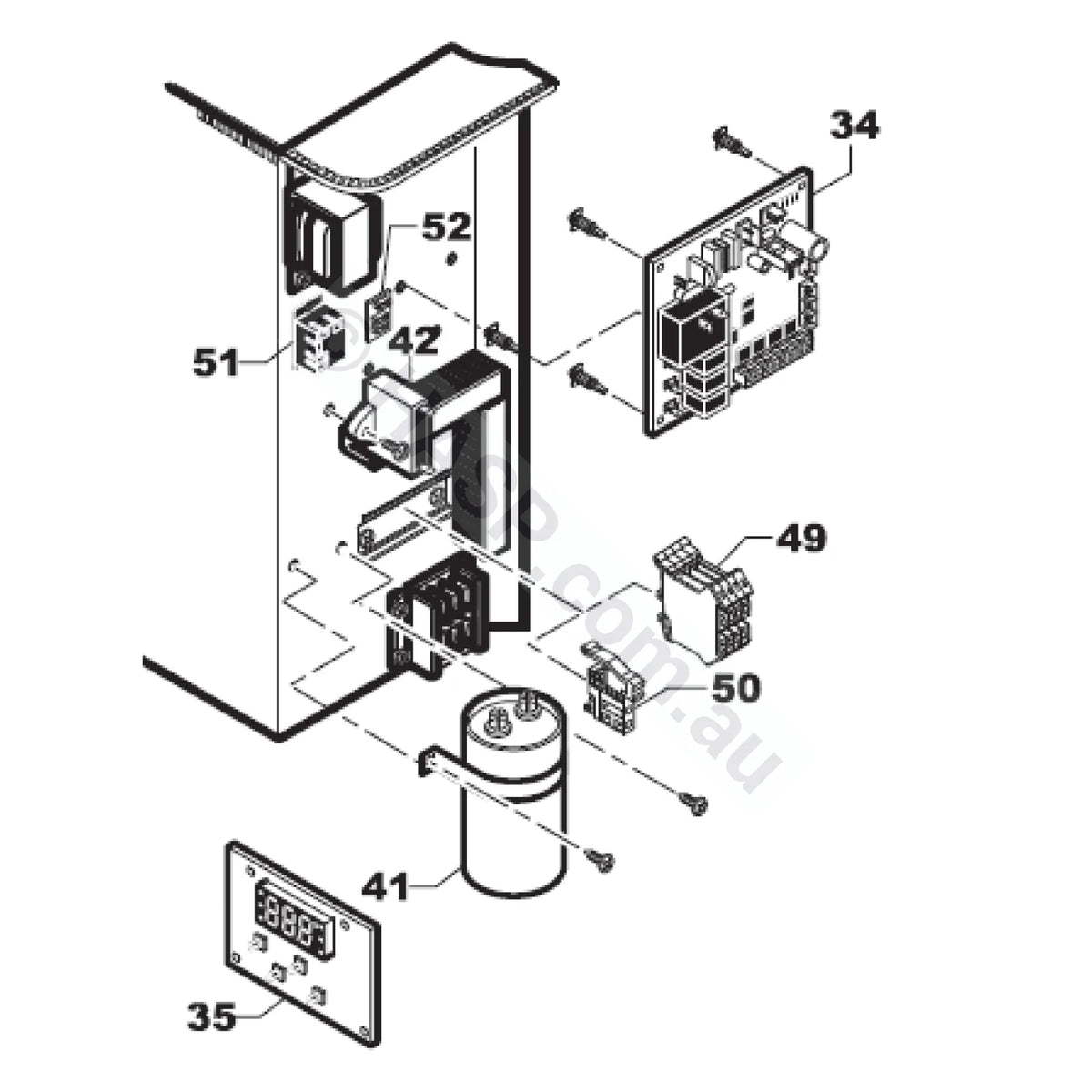 Zodiac Z200 Series Heat Pump User Interface - B0049000A