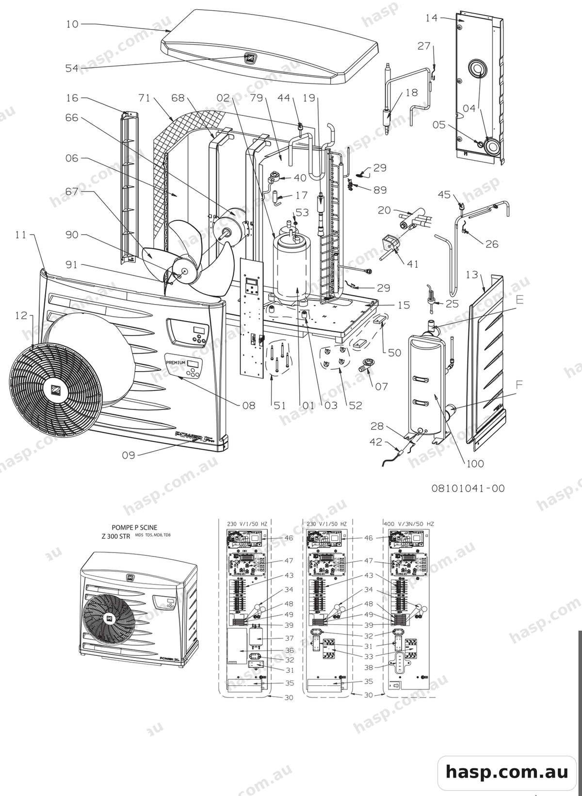 Zodiac ZODIAC Z300 SERIES Spare Parts