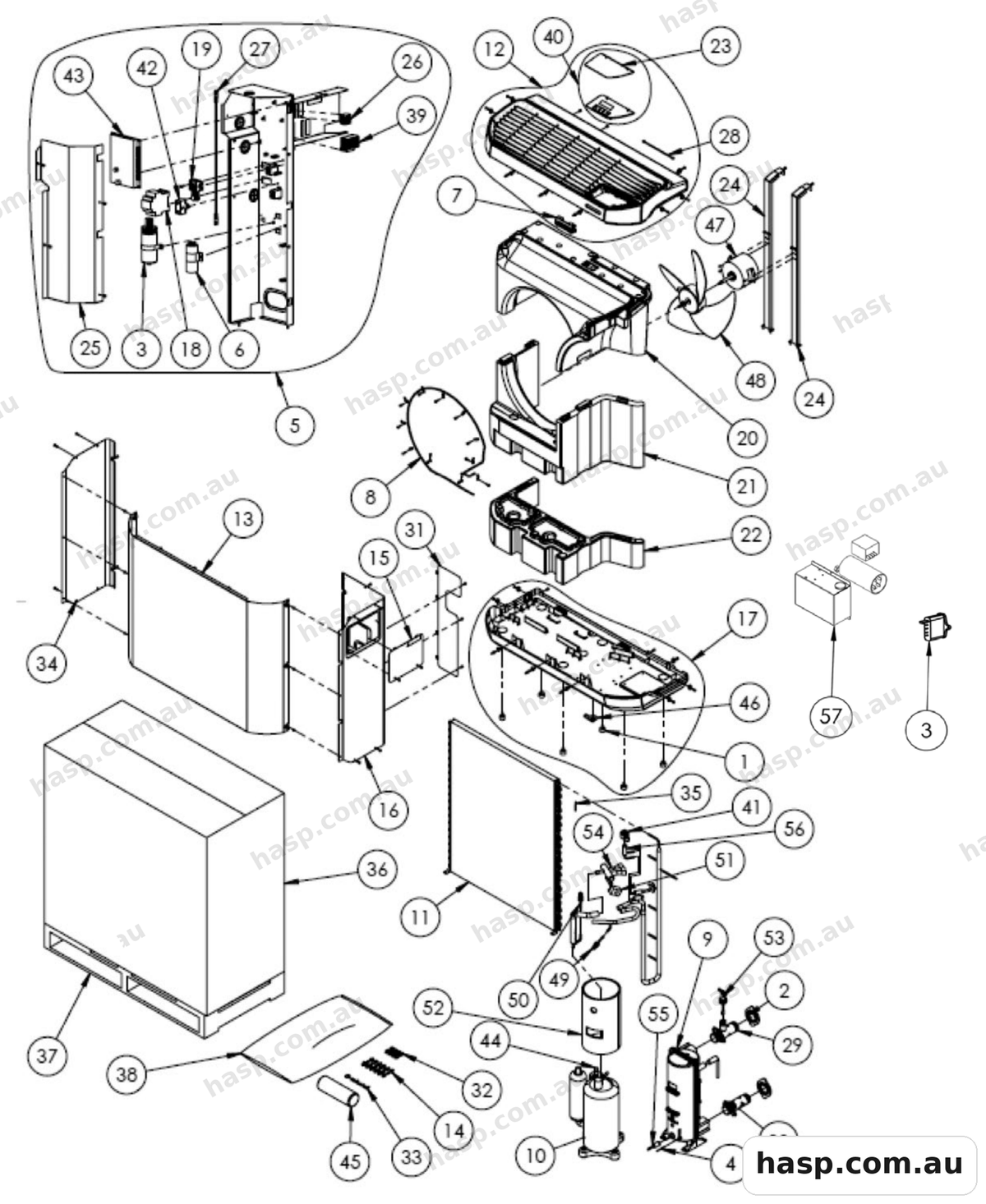 Zodiac ZODIAC Z400 SERIES Spare Parts